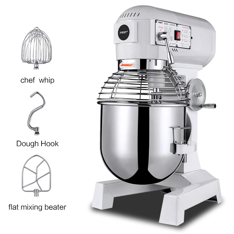 FEST 20 liters mixer food electric kitchen/ commercial mixer machine for the food/meat/cake/break mixers