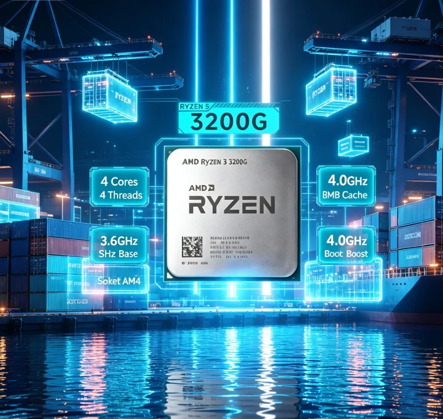 casual-gaming-optimized-amd-r3-3200g-am4-apu-vega-8-gpu-40ghz-max-speed-budget-diy-home-desktop-processing-chip-without-cooler