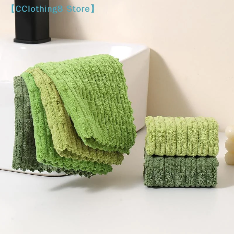 10Pcs Floral Avocado Print Multi Purpose Dishwashing Towels Water-Absorbent Microfiber Dish Cloths Tableware Cleaning Rags