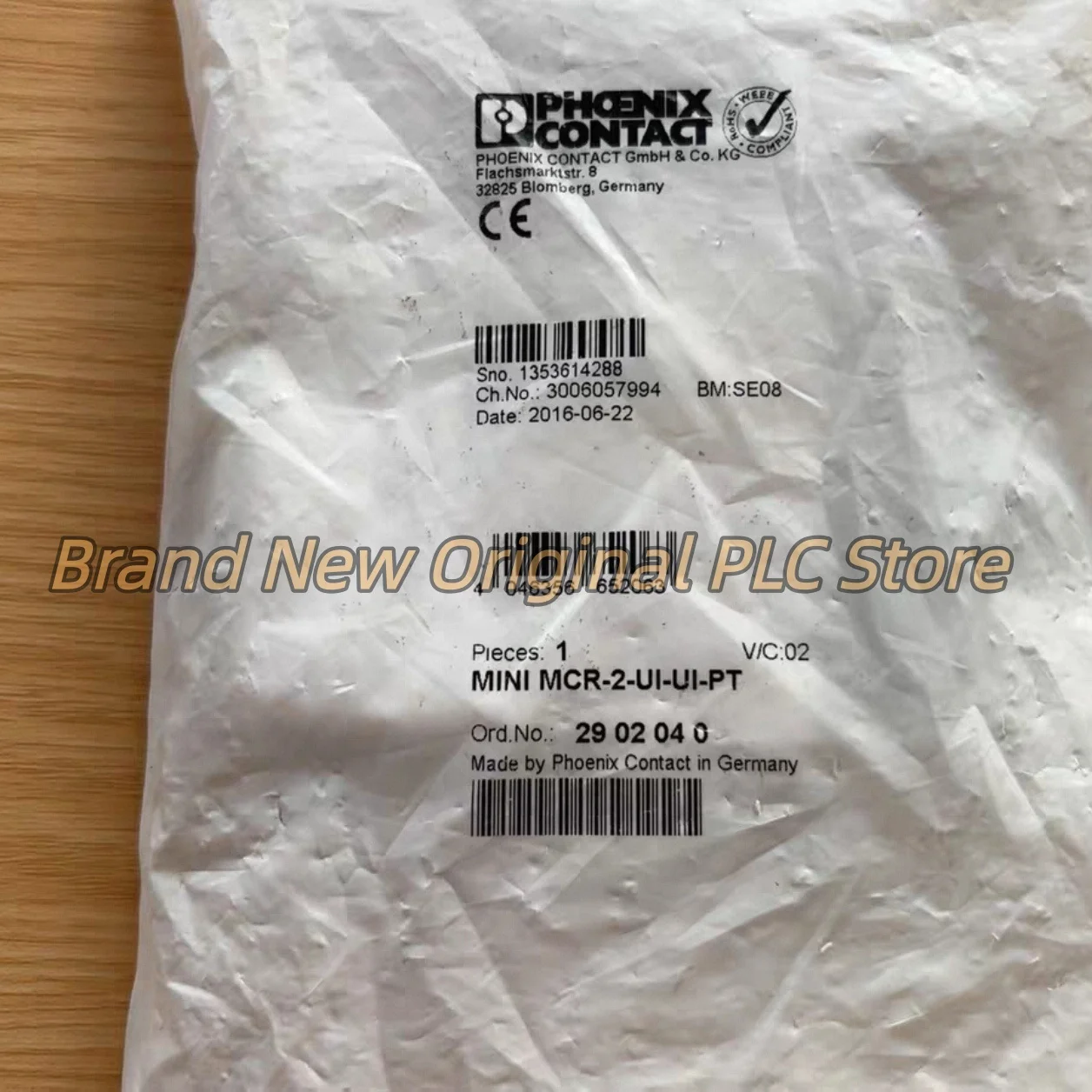 

2901999 MINI MCR-2-I-I-PT 2902040 MINI MCR-2-UI-UI-PT New original