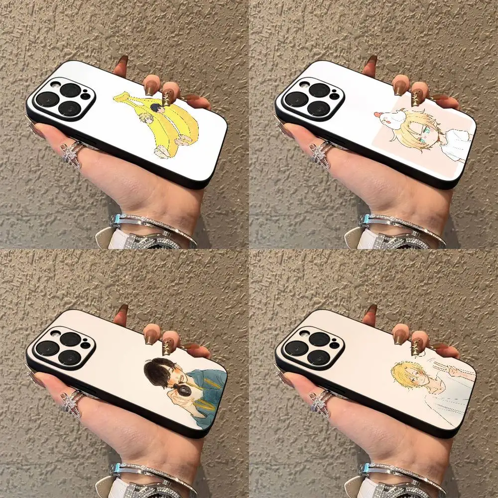

Banana Fish Ash Lynx Eiji Okumura Phone Case For iPhone 15,16,12,14,13,11,17,Pro,Max,Plus,E,Air,Mini Black Cover