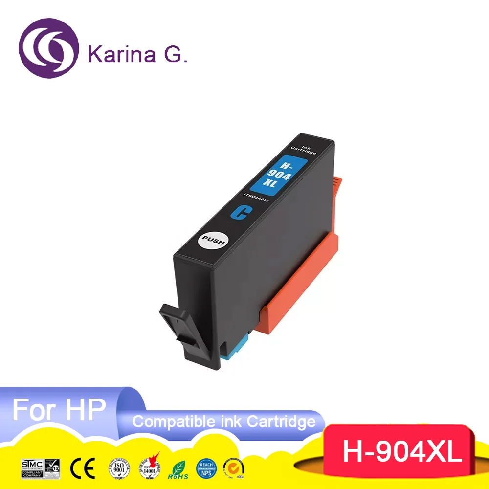 904 904XL 908 908XL T6M16AL Premium Color Compatible Printer Ink Cartridge for HP OfficeJet Pro 6970 904XL ink cartridge