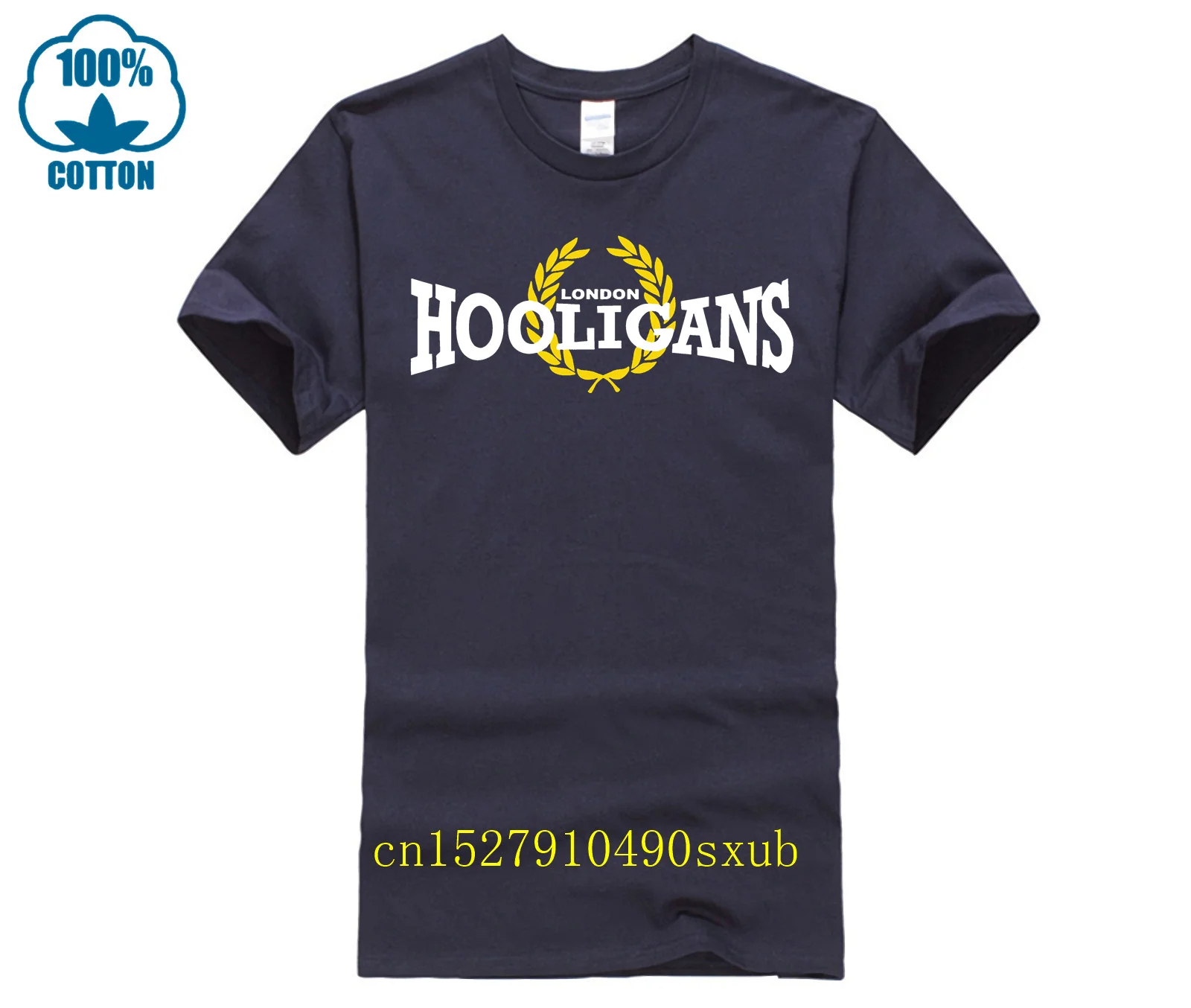 New 2023 Fashion Mens T-Shirts Hooligans London T-shirt Cotone Old Footballer Fans Terrace Ultras Tee Shirt Casual Short Sleeve