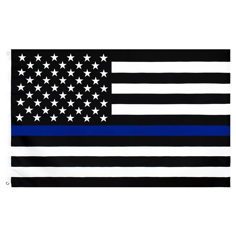 

xvggdg flag Blue Line usa Police Flags, 3*5ft Thin Blue Line USA Flag Black, Red line flag,