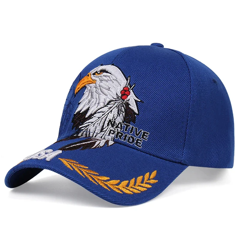 Fashion Cotton Baseball Caps For Men Eagle Embroidery Trucker Snapback Hats For Men Women Autumn Casual Sunscreen Golf Cap Male