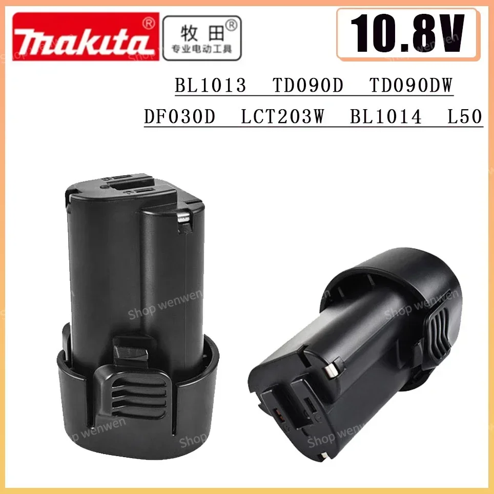 

For Makita BL1013 BL1014 10.8V Max 2.0AH/3.0AH/4.0AH Lithium Battery 194551-4 TD090D TD090DW LCT203W LCT204 194550-6 DF030D