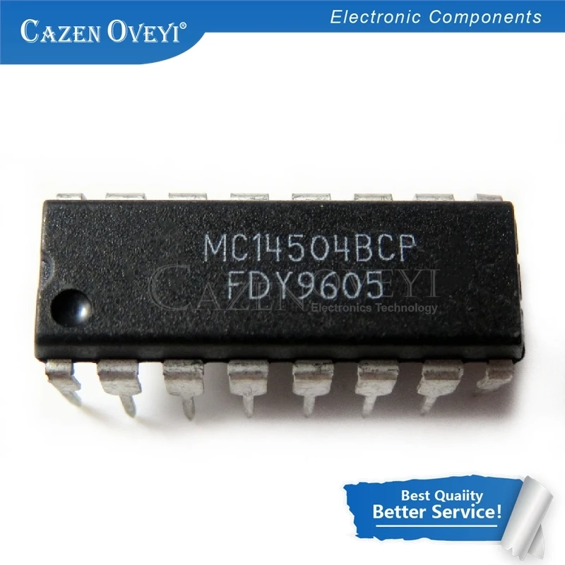 5pcs/lot MC14504BCP MC14504 DIP-16 In Stock