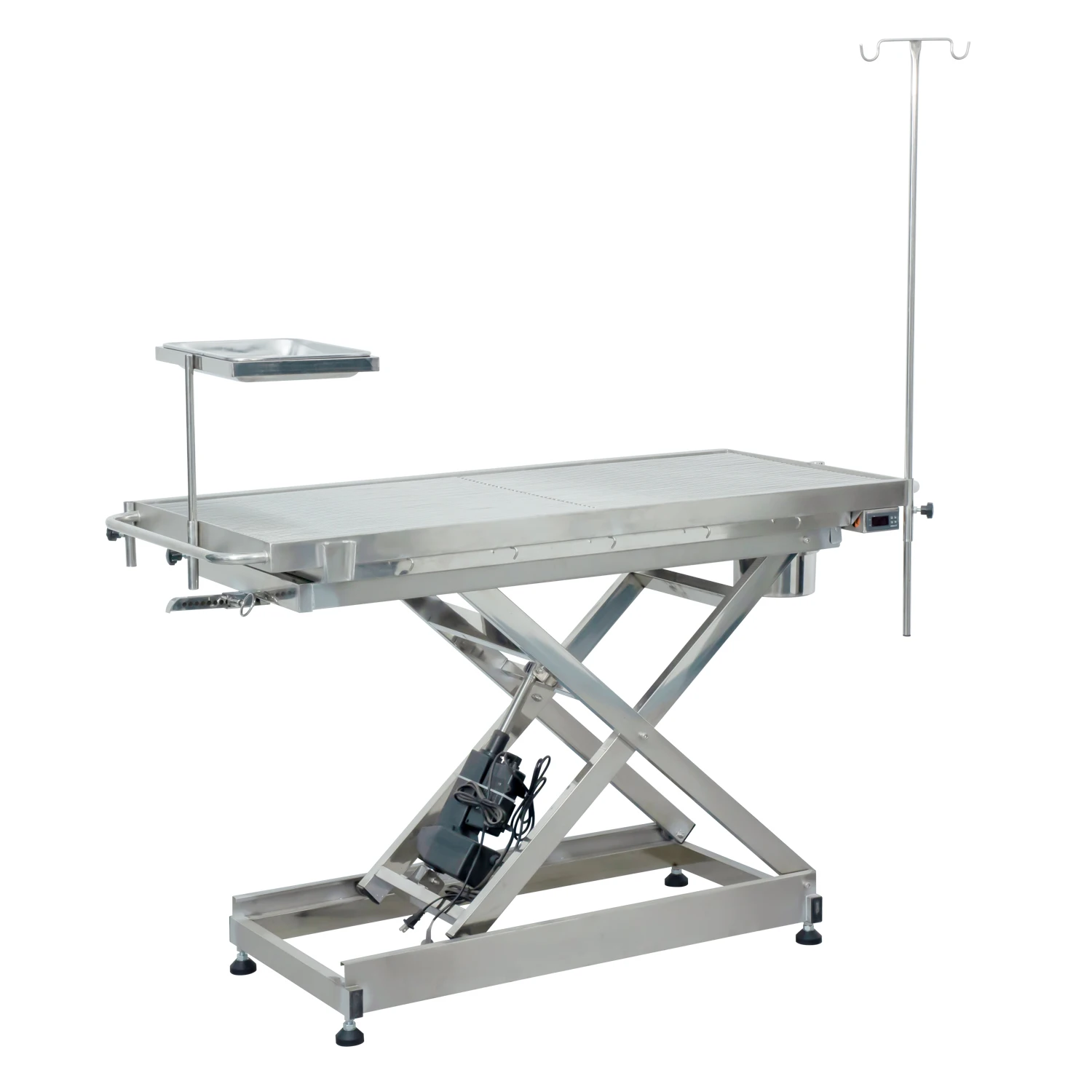 Stainless Steel Unilateral Inclined Pet Surgical Table Veterinary Instrument Operating Table