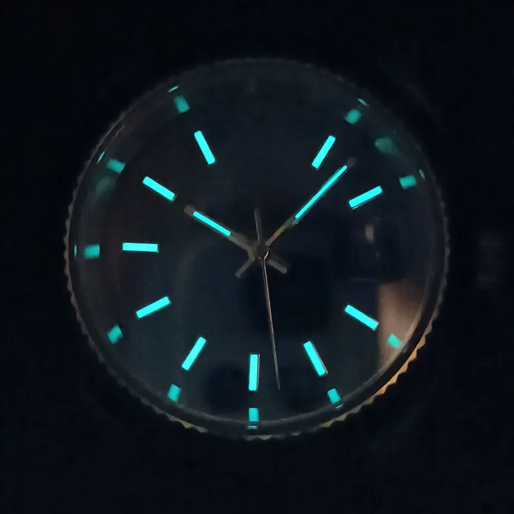 28.5mm Miyota 8285 Watch Dial Green Luminous Watch Faces Accessory Aseptic Dial Customized Dial Customization Dial DIY Logo