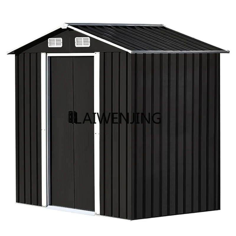 

HLZ removable simple rooftop roof outdoor temporary storage house iron outdoor tool room shed