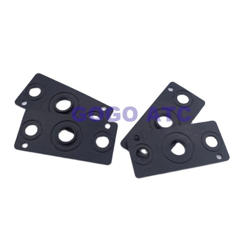 Confluence board 4V210-08 solenoid valve base film row film connection row blind plate sealing rubber gasket full