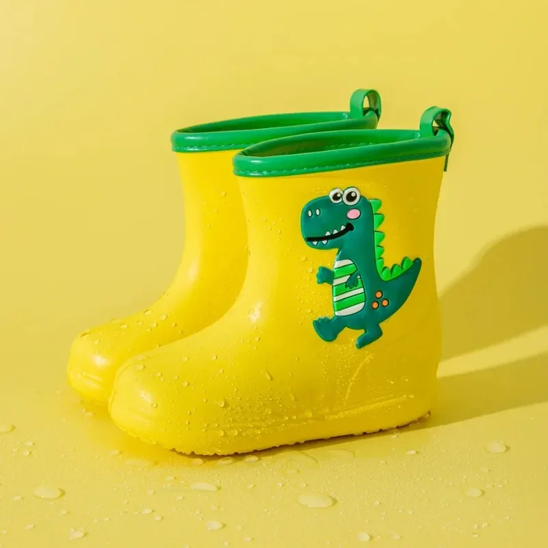 

Children's Rain Shoes EVA Little Dinosaur Boy Student Anti slip Rain Shoes Children's Waterproof Baby Water Shoes