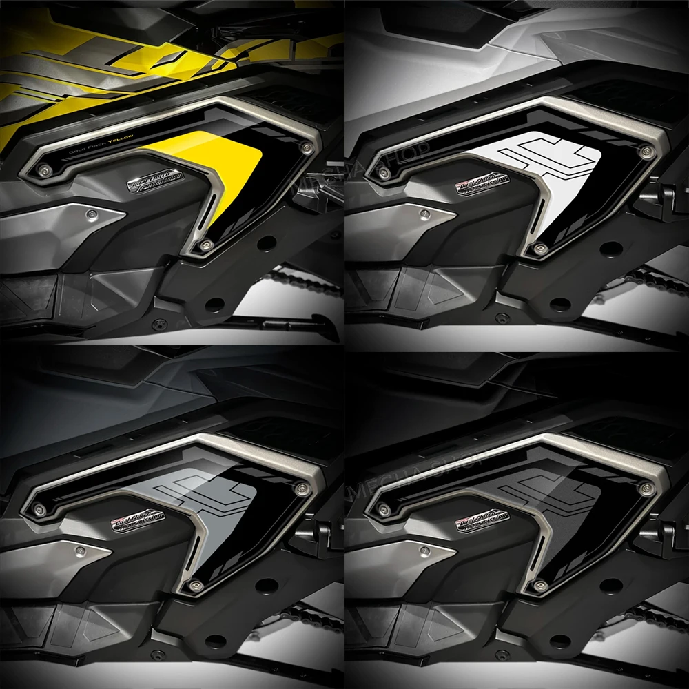 For X-ADV750 XADV 750 2025 Motorcycle 3D Epoxy Sticker Protection Heel Protector Stickers Kit