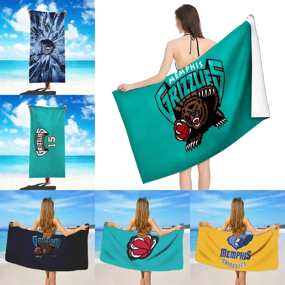Toalla de playa de microfibra Toalla de piscina suave sin arena de secado rápido perfecta para viajes, ducha, fanáticos del baloncesto, idea de regalo