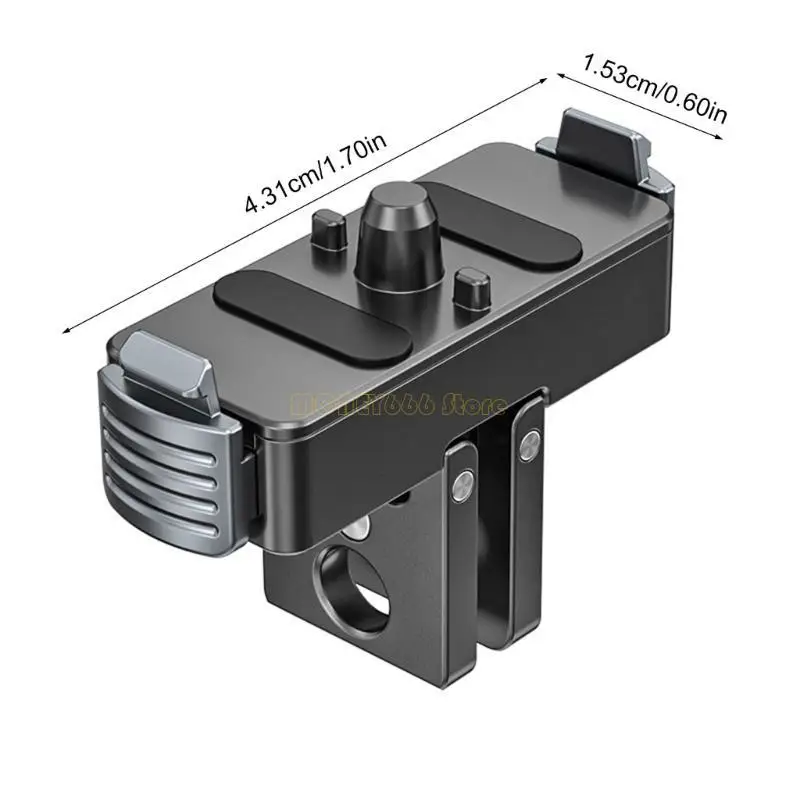 F62C Quick Release Base For 13 Action Camera Base Mount Black
