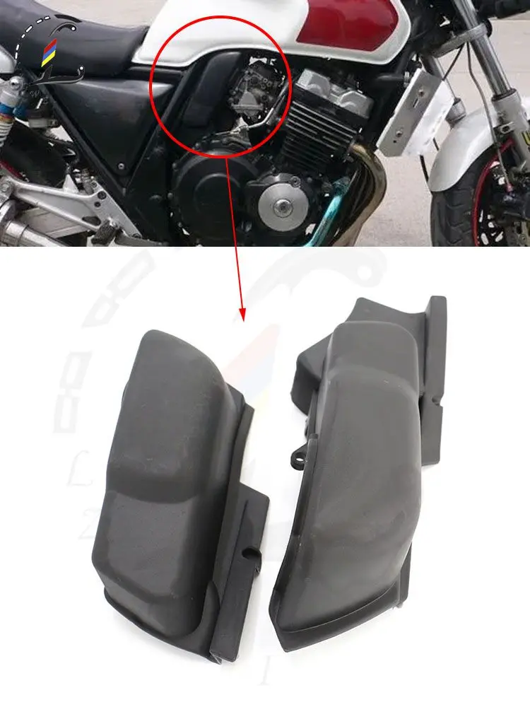 

Motorcycle Carburetor Side Cover Carburetter Frame Guard Air Filter Cap Protector Part For Honda CB 400 SF CB400 NC31 1992-1998