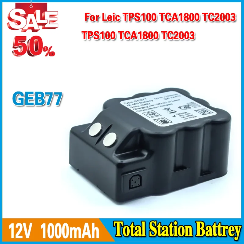 

GEB77 Battery Compatible for Leic TPS100 TCA1800 TC2003 TPS100 TCA1800 TC2003 Total Station - Brand new and High quality