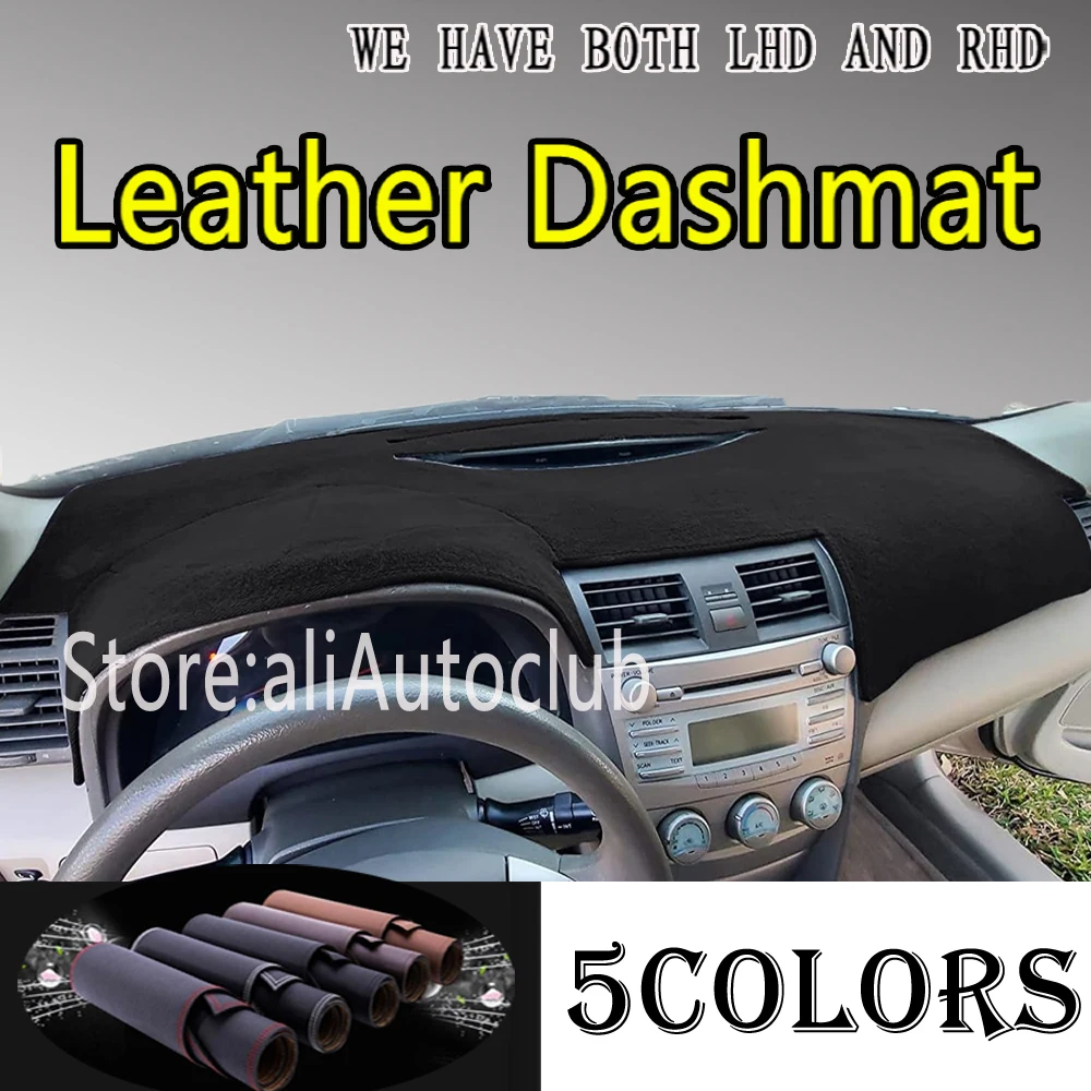 

Leather Dashmat Suede Dashboard Cover Pad Dash Mat Carpet Car Accessories Nonslip For Toyota Camry XV40 40 2006 - 2011 2010 2009