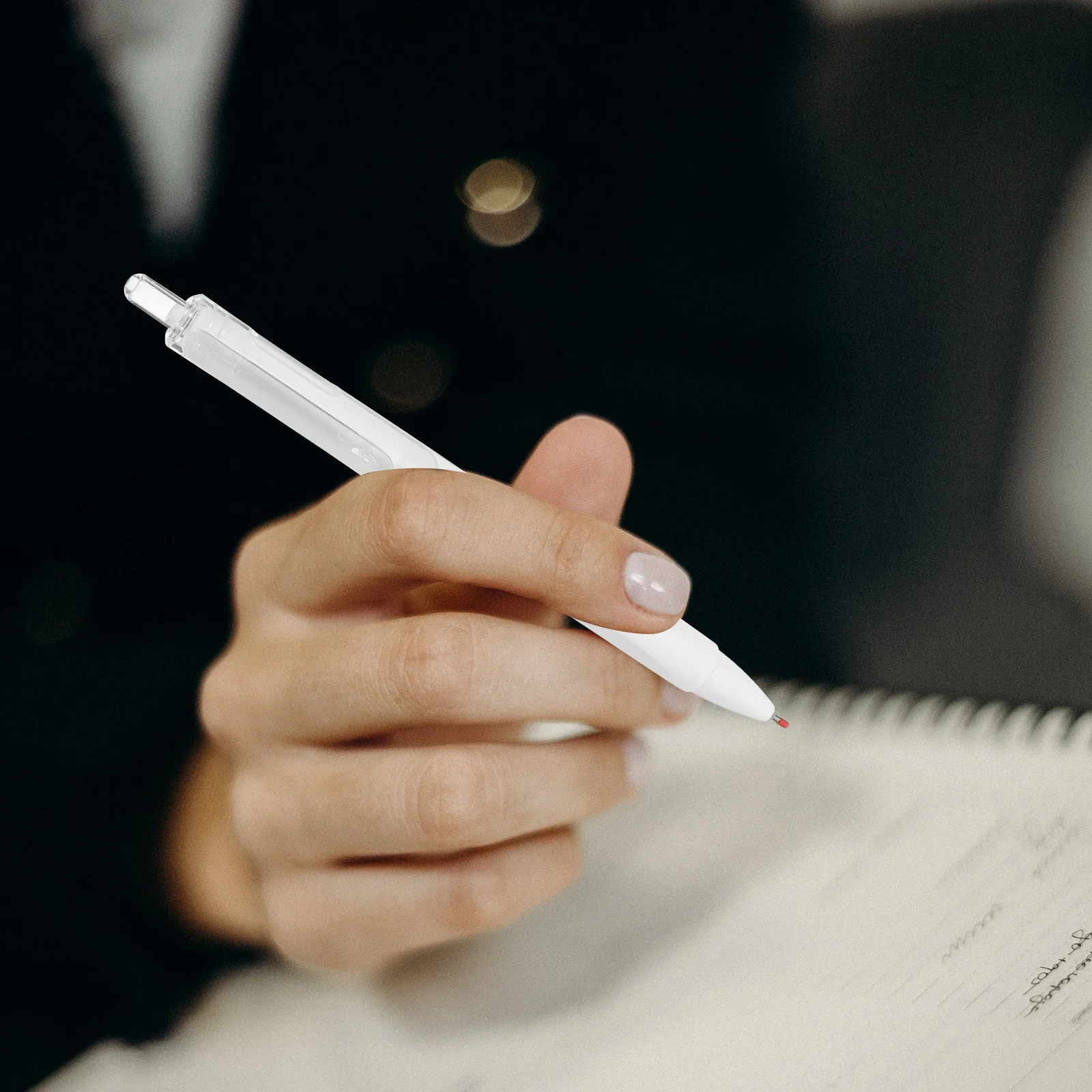 

5 Pcs Pens for School Quick-dry Neutral Refill Stationary Barreled Journaling Student Use