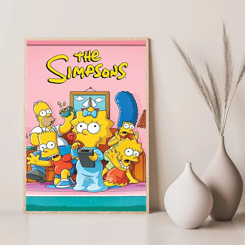 the S-Simpsoning Cartoon Posters for Wall Decoration Painting Decorative Pictures for Living Room Home Decorations Poster Decor