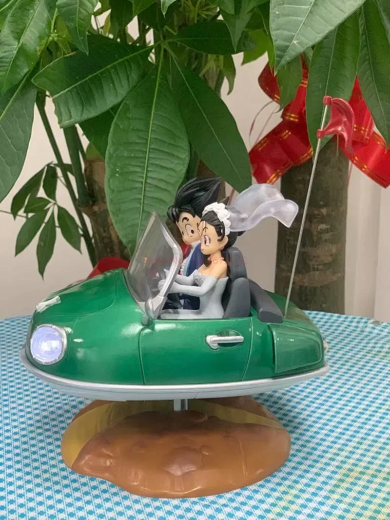 Dragon Ball Wukong  Qiqi Wedding Driving Capsule Company  Car Set  Excellent Character Model Statue Birthday Gift Wedding Gi