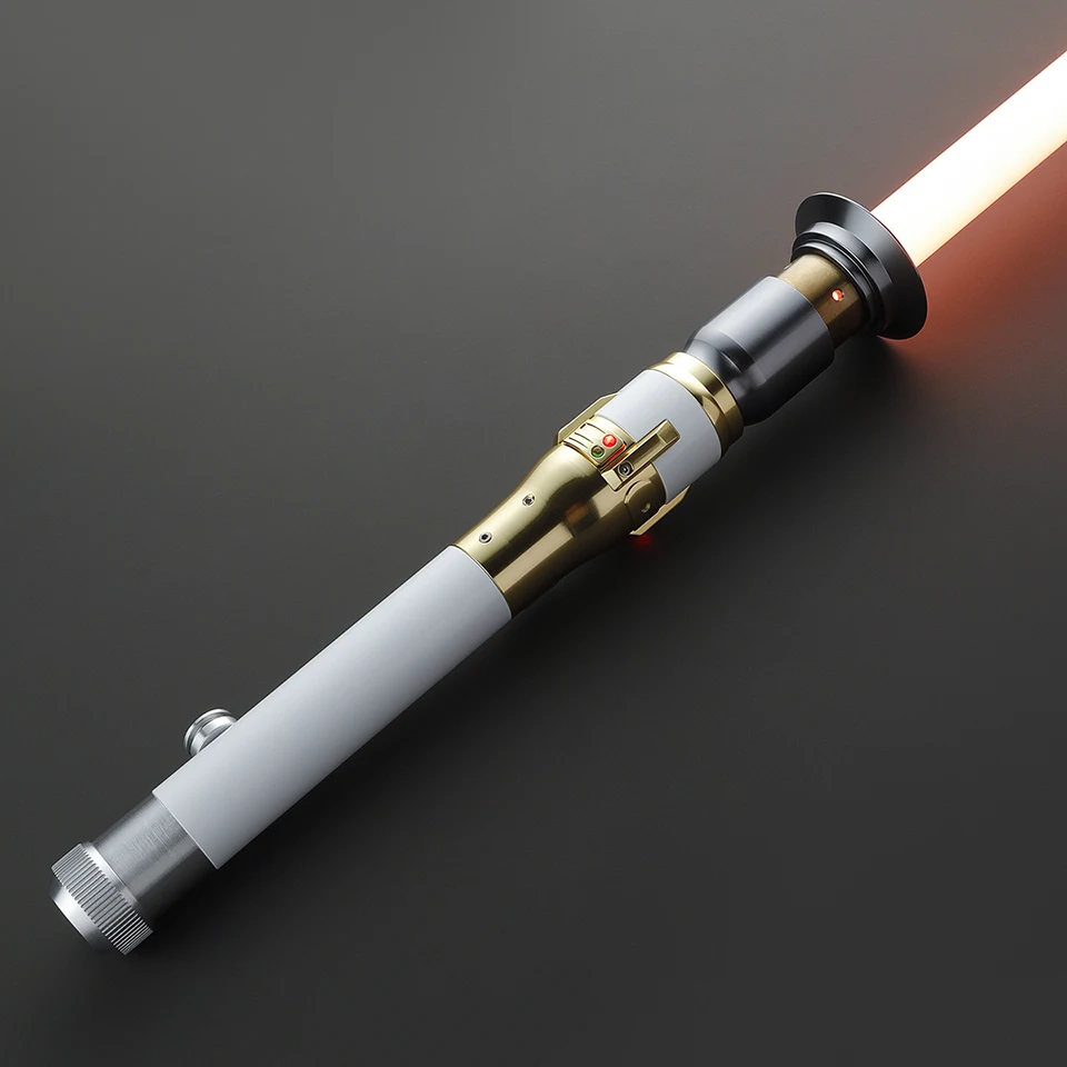 Sabre laser avec poignée en métal, épée laser Neopixel, sabre laser Jedi, jouets de cosplay, duel Shoous, pomérace