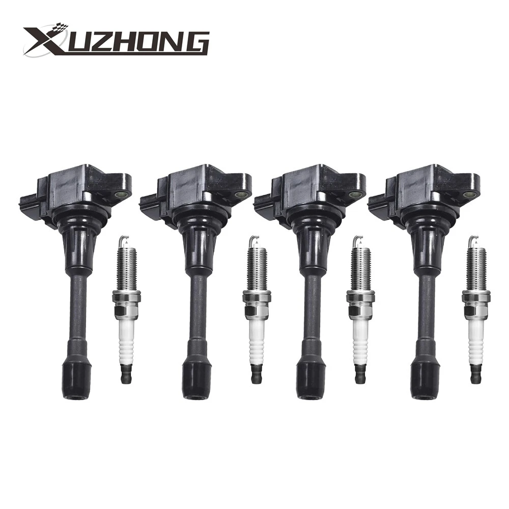 

4x комплекта катушки зажигания иридиевых свечей зажигания для Nissan Cube 2009-2014 гг. 4*22448JA00A