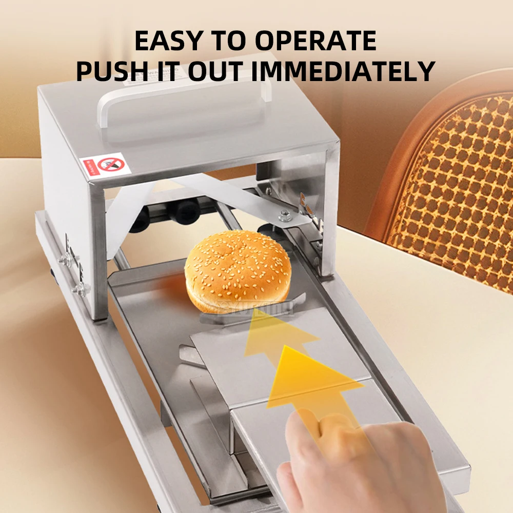 Bread Perfectly Cutting Machine Stainless Steel Burger Slicer Kitchen Bread Slicer Tool