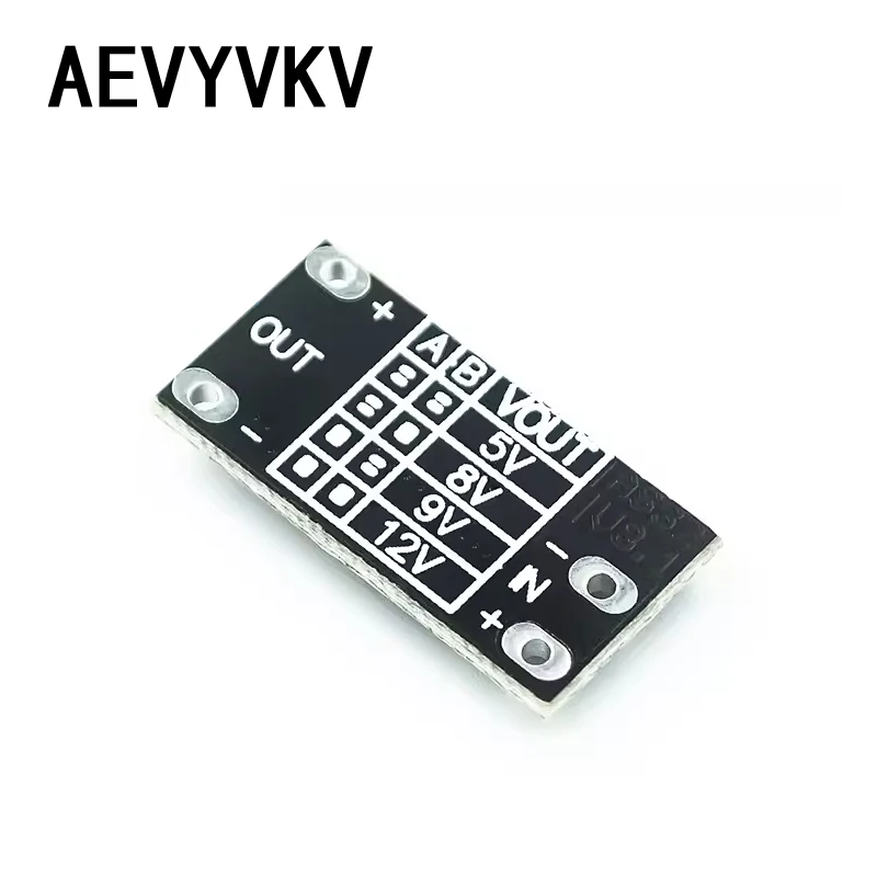 5PCS Mini DC Boost Converter Board Output 3.7V To 12V 5V/8V/9V/12V DC Step Up Module PCB Board Li-Battery Boost Voltage Module