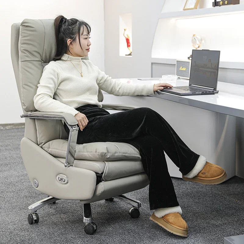 Senior Ergonomic Office Chairs Recliner Luxurious Meeting Computer Office Chairs Mobile Sedentary Furniture Silla Oficina LLOC