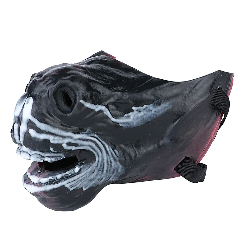Soft Funny Donkey Open Mouth Silicone Half Mask BDSM Costume Accessory SM Fetish Halloween Party Cosplay Gadget Adult Sex Toys