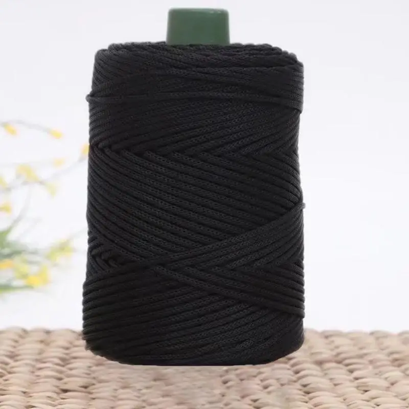Zomer Gehaakt Garen Ijs Touw 3mm Draad Voor Hand Breien Tas Zonnehoeden Schoenen Geweven DIY Haak Kussen Zijde Medium Dik Ongeveer 200m
