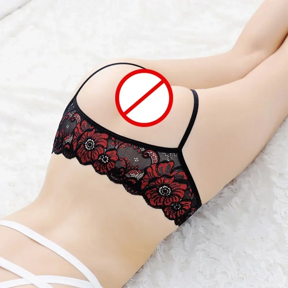 ثونغ الدانتيل مثير للنساء ، سراويل داخلية جي سترينغ ، ملابس داخلية مفتوحة بين الفخذين ، ملخصات تي الظهر ، سروال داخلي شفاف ، كلسون شفاف