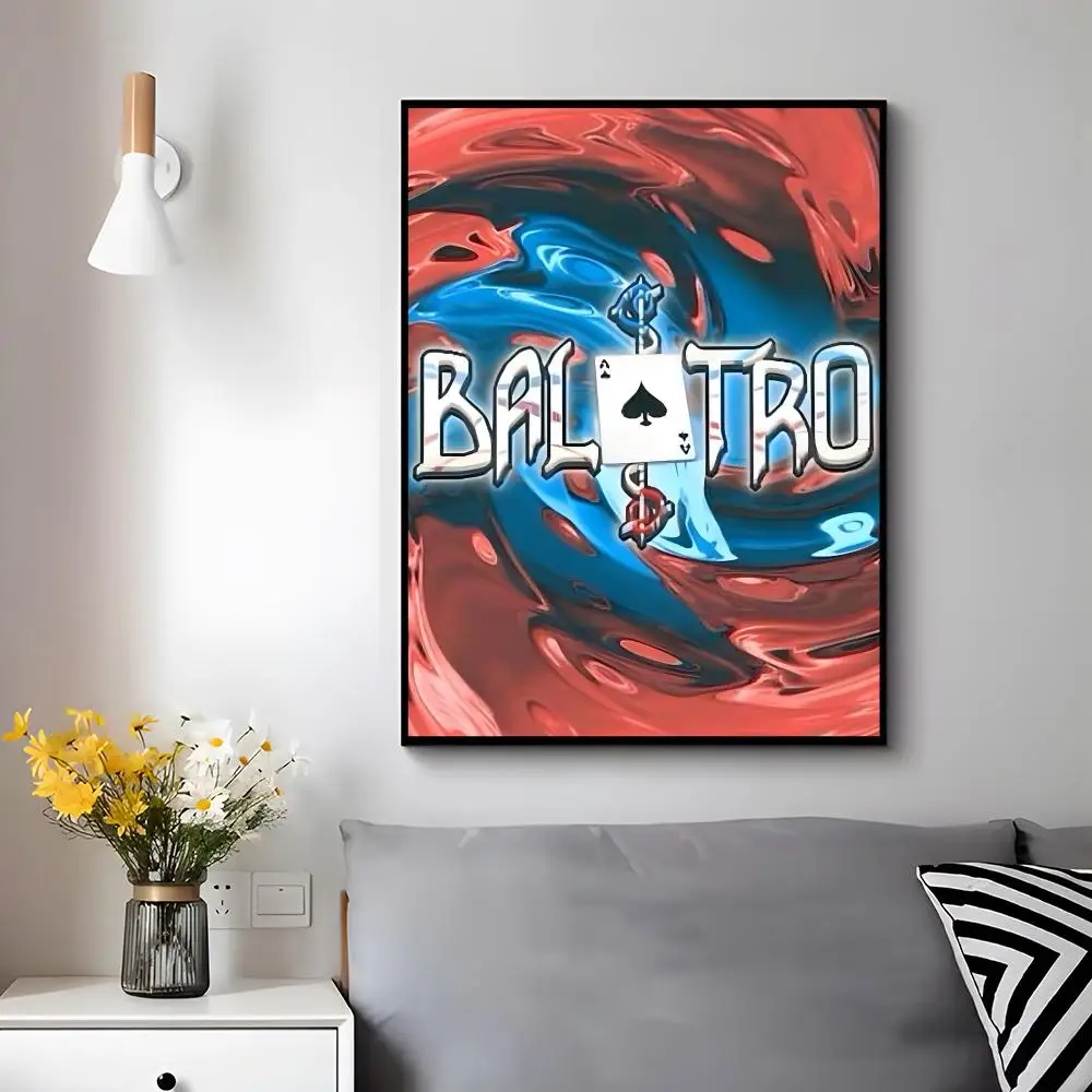 Card Game B-balatro Poster Trendy Aesthetic Wall Decor for Dorm & Bedroom