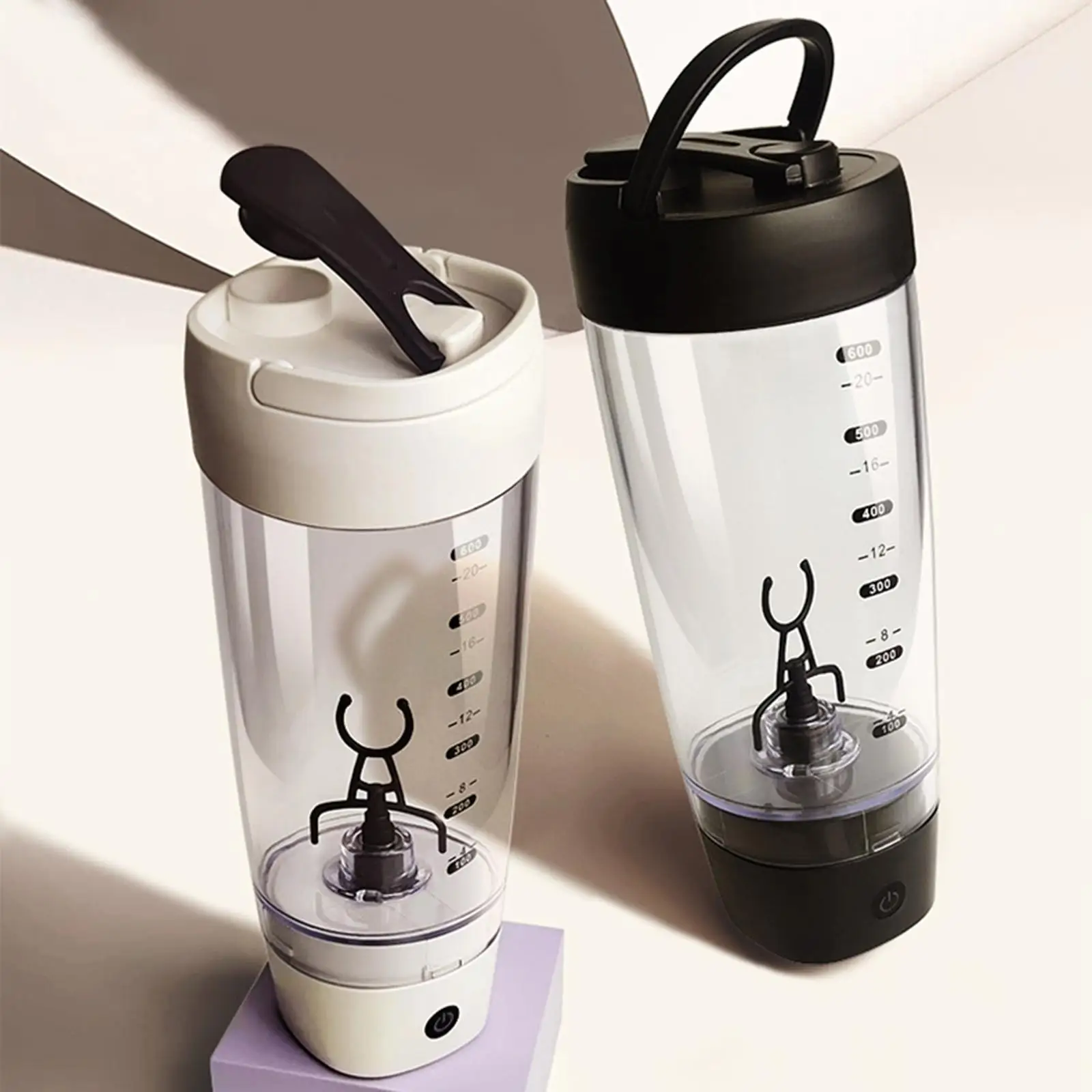 Vortex Blender Shaker Bottle 20oz, Portable Pre Workout Protein Drink Shaker Cup, Mixes Cocktails Smoothies Shakes