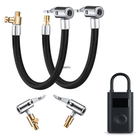 For Xiaomi Electric Air Compressor 2S Car Tire Air Inflator Hose Inflatable Pump Extension Tube Adapter Twist Tyre Locking Bike