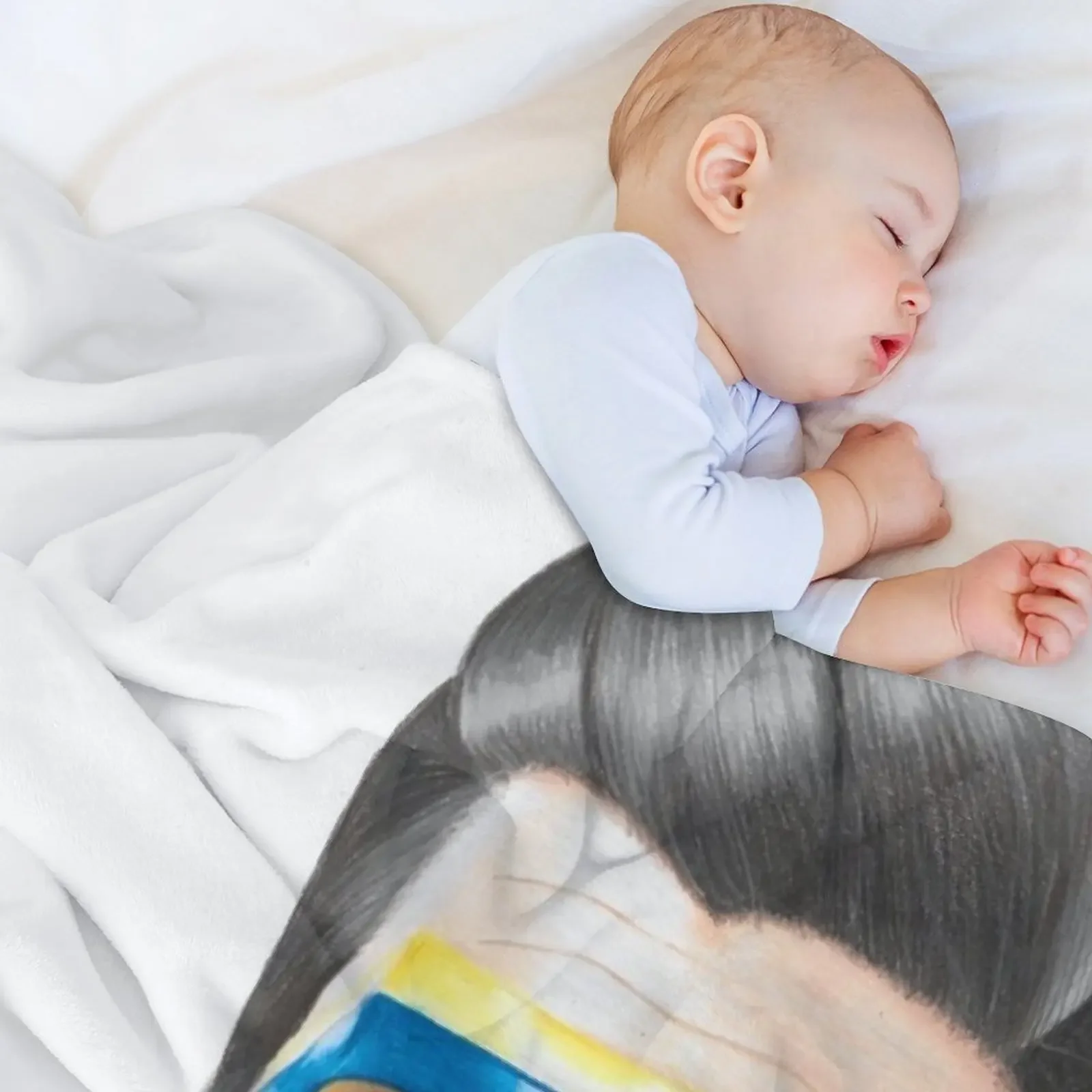 Captain Man - Heroic Traditional Drawing Throw Blanket Decorative Throw Plaid on the sofa Summer Beddings Sofa Blankets