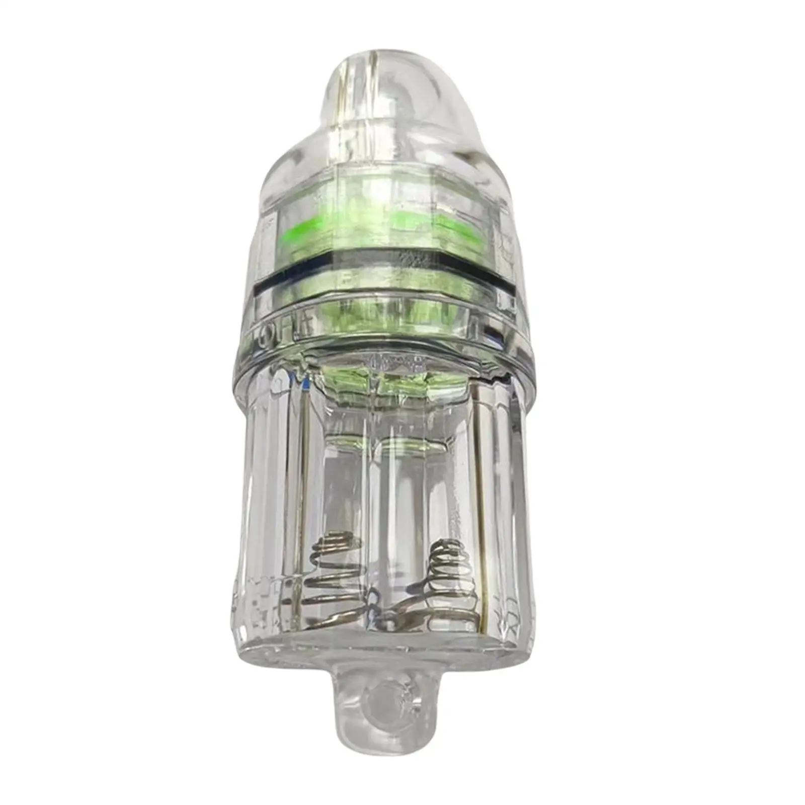 Deep Drop Fishing Light Portable LED Submersible Fish Attractor Lamp Transparent ABS Underwater Flash Indicator for Tuna