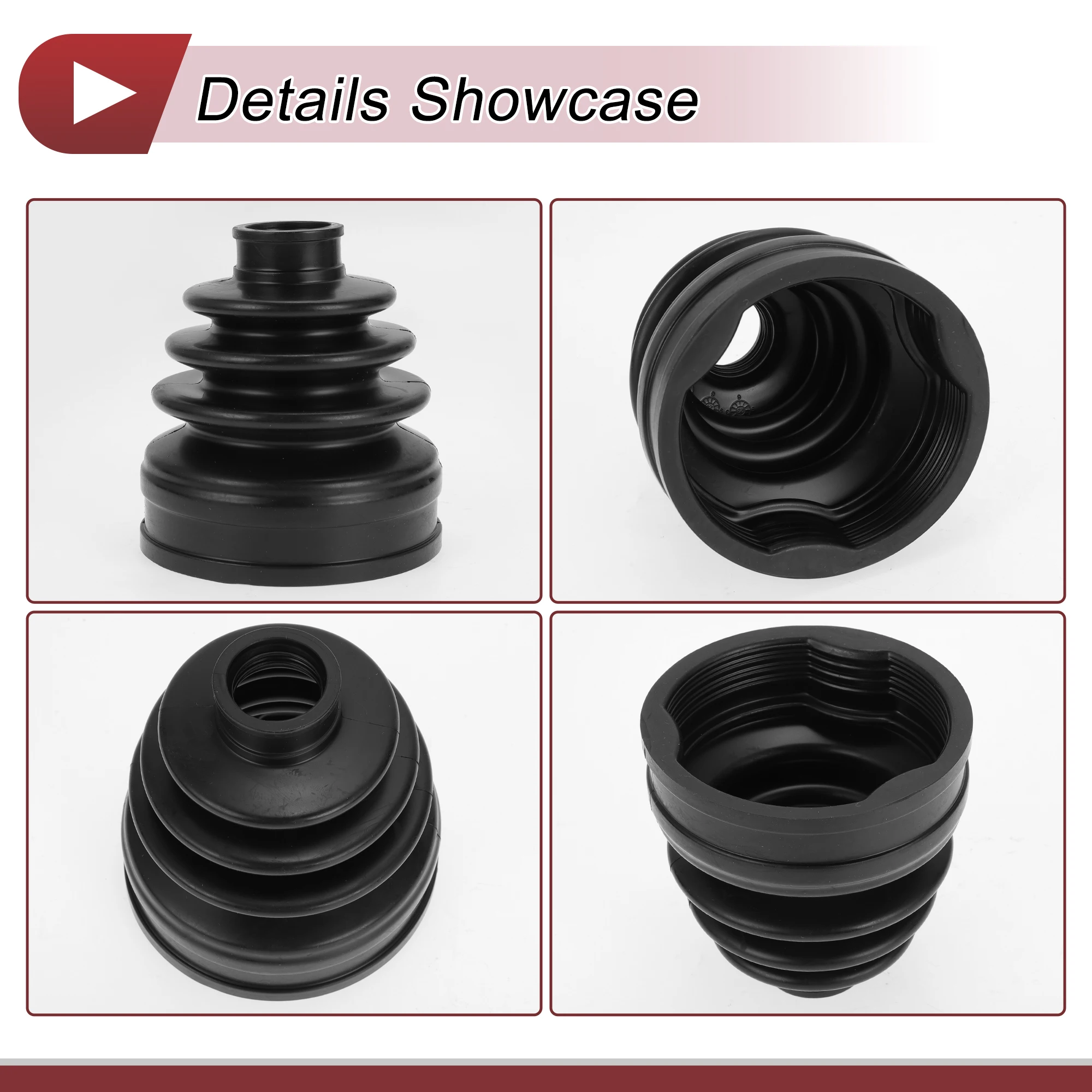 X Autohaux No.31608680223 Inner CV Joint Boot Kit with Clamps for BMW X3 2018-2024 for BMW X4 2019-2024 for BMW XM 2023-2024