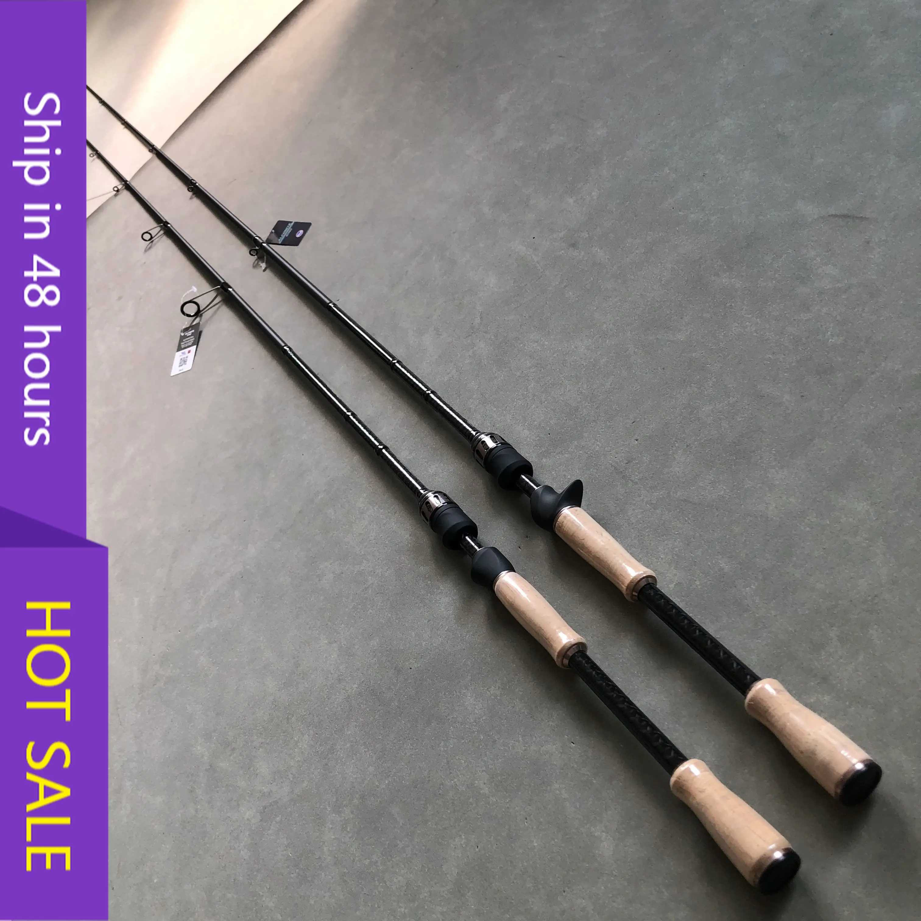 

YTYIN SeeHoo 1Section 1.7m 1.8m M MH 40T Carbon Fiber Fast Action Fuji Guide Ring X Carbon Cloth Surf Lure Bass Fishing Rod