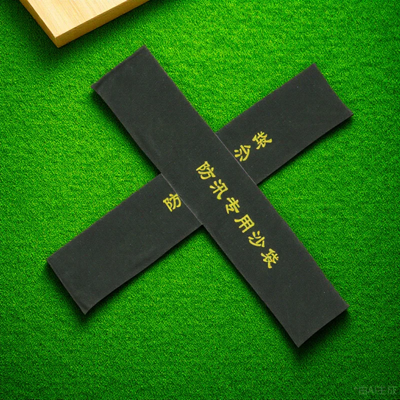 2 Stück Sandsäcke mit langer Lebensdauer zum Überschwemmungen, Leinwandmaterial, einfache Bedienung, Kordelzug-Design, Hochwasserbarrieren