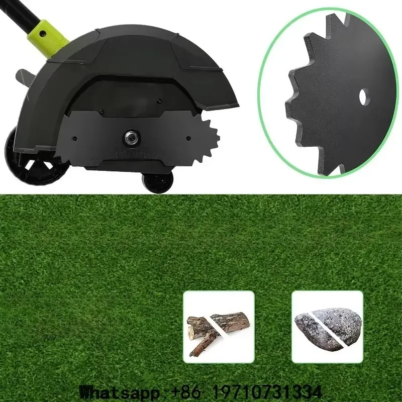 for Ryobi RY13050 RY13050A Manganese Steel Electric Edger Blade Durable Sharp Cutting Tool Replacement Part for Garden Grass