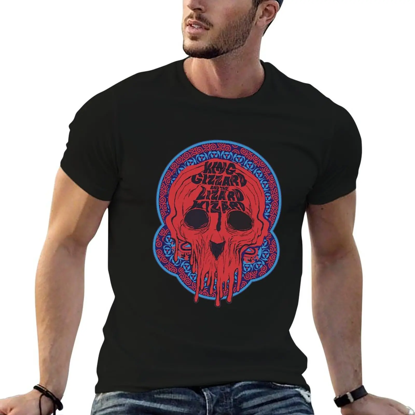 King Gizzard And The Lizard Wizard T-Shirt boys animal print anime figures mens plain t shirts