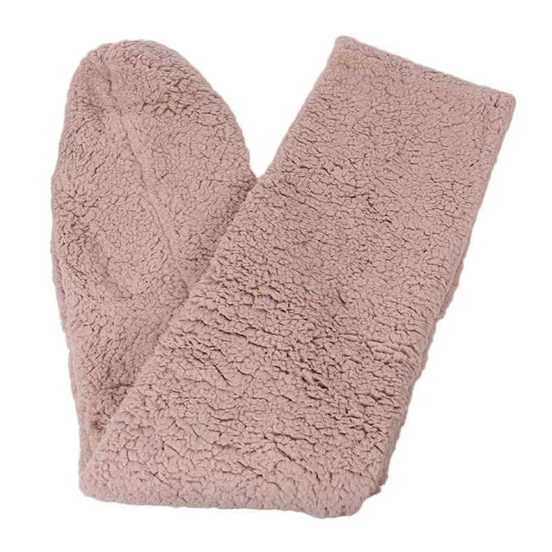 Caldo e inverno Sciarpa di pelo di agnello ispessita Guida da indossare carina da donna Peluche caldo Sciarpa da donna giapponese nuova invernale Nuovo caldo