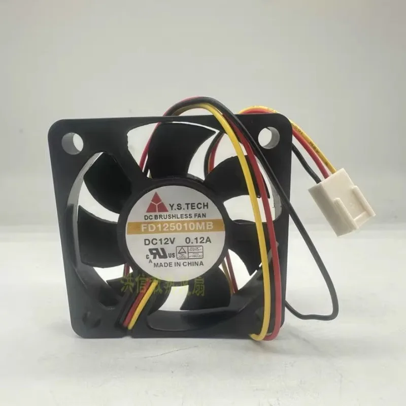 New Cooler Fan for Y.S.TECH FD125010MB 5010 12V 0.12A 5CM Cooling Fan 50*50*10MM