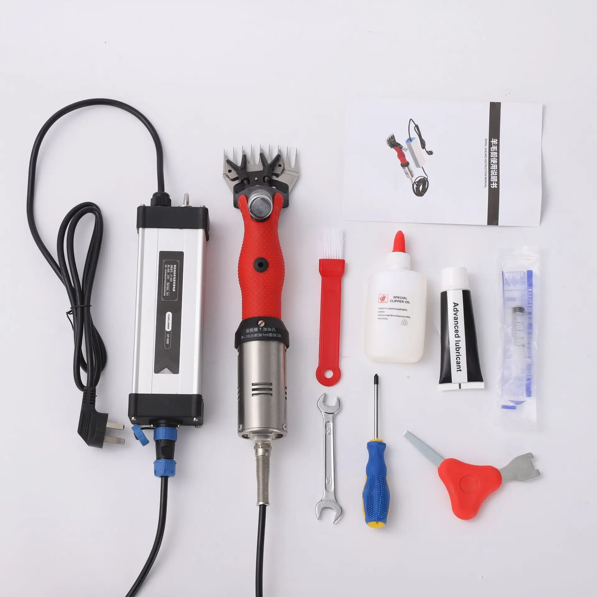 Krachtige elektrische schapenschaarmachine Laagspanning boerderijdierenhaarschaar Nieuwe staat metaalproduct