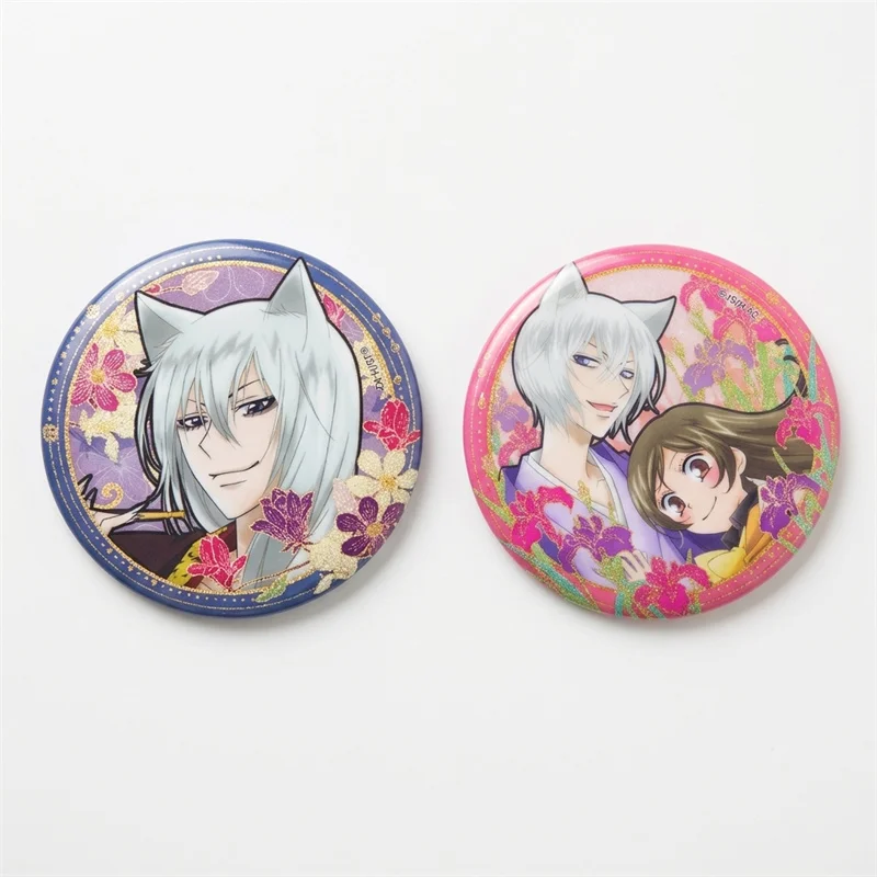 Anime Kamisama Kiss Tomoe Nanami Cosplay Badge Brooch Lapel Pins Figure Bag Backpack Clothing Jewelry Halloween Accessories Prop