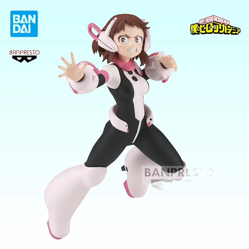 In Stock Original Banpresto My Hero Academia Kawaii Uraraka Ochaco Action Figure Anime Genuine Collectible Boxed Model Gift Toy