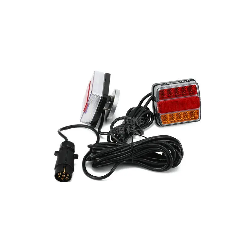 

Car plastic taillight 16LED dual color ribbon magnet truck taillight kit red and yellow lampshade trailer