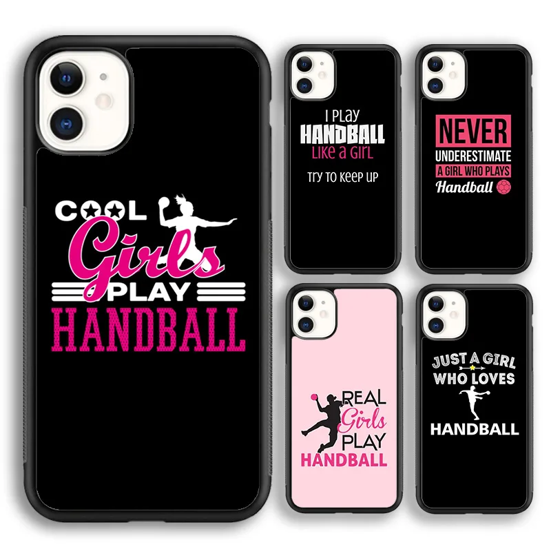 

Real girl play handball Female Handball Player Girl who loves Phone Case Cover For iPhone 16 15 14 plus XS XR 11 12 13 pro max